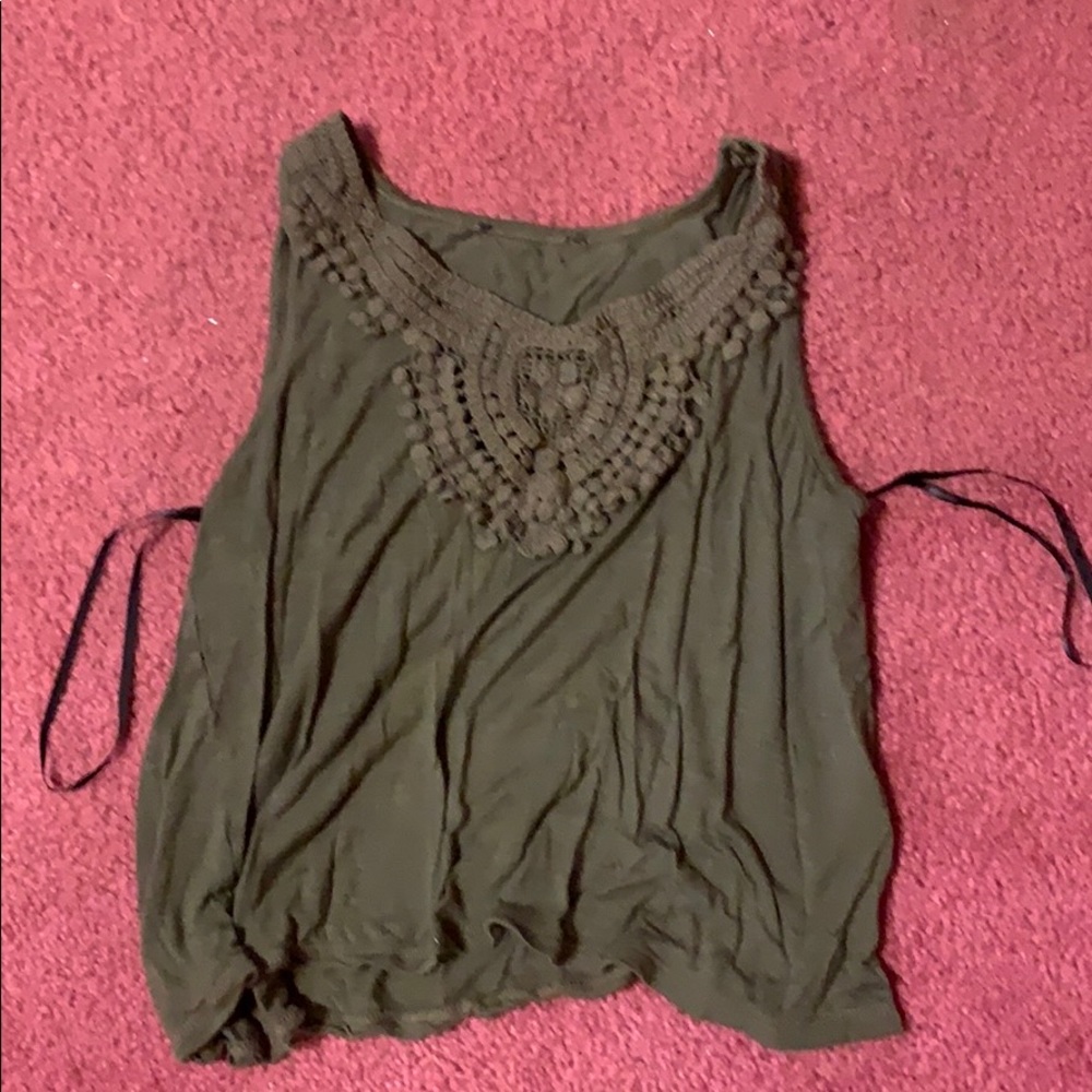 Cute sage green top